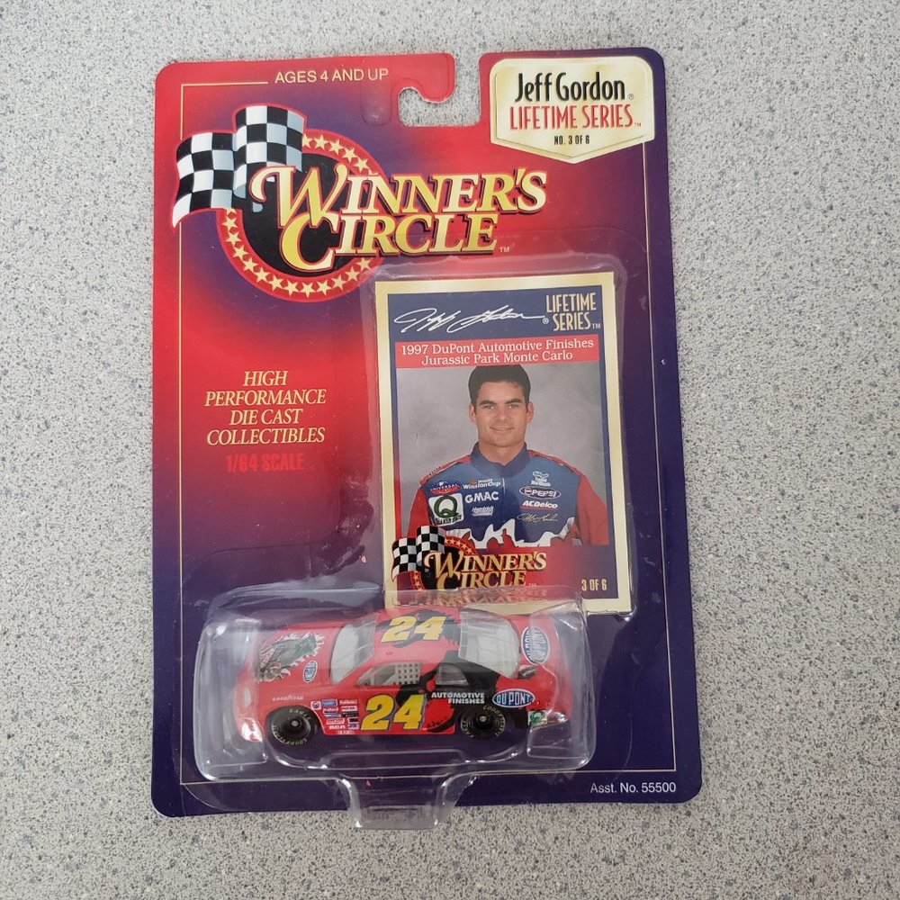 (5/$20)   Jeff Gordon Jurassic Park Monte Carlo 1997 #24